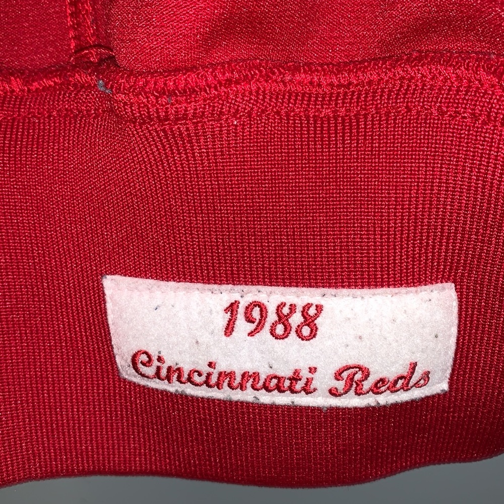 Authentic Mitchell & Ness Reds Cooperstown Jacket varsity adult unisex 48XL - Picture 5 of 8